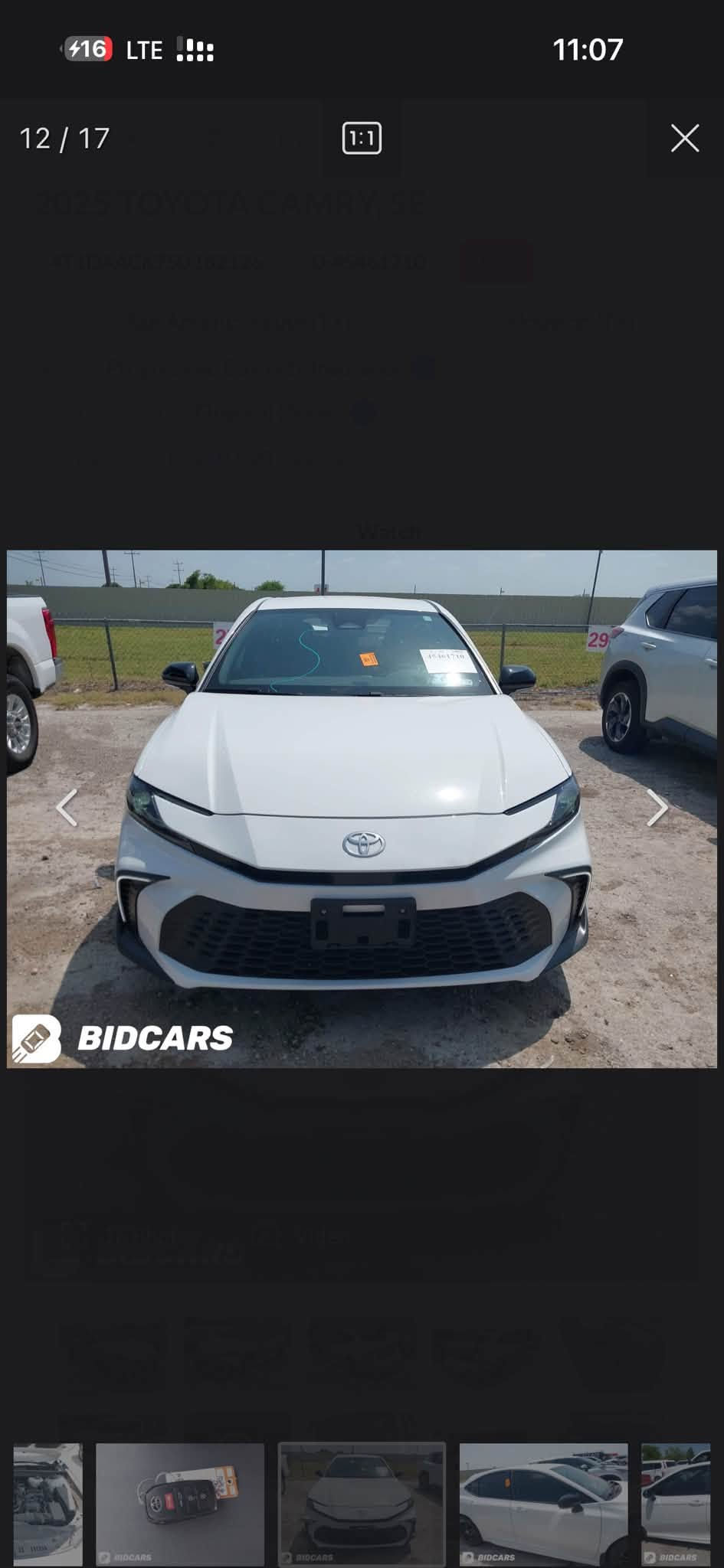 واتساب***********

نص مكتوب في الصور:
- 16 11:07 16 / 17 BIDCARS
- 16 LTE 11:07 14 / 17 BIDCARS
- 16 LTE 11:07 13 / 17 BIDCARS
- 16 LTE 11:07 10 / 17
- 11 / 17 BIDVARS
- BIDCARS
- 16% يجري الشحن 8 / 17
- 16 LTE 11:07 7 / 17 1:1 BIDCARS
- 16 LTE 11:07 6 / 17 1:1 BIDCARS