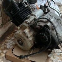 حبايب  محرك دراجه بوكسر للبيع مع صالصنه شركه اصلي  مع كابريتر شركه اصل...