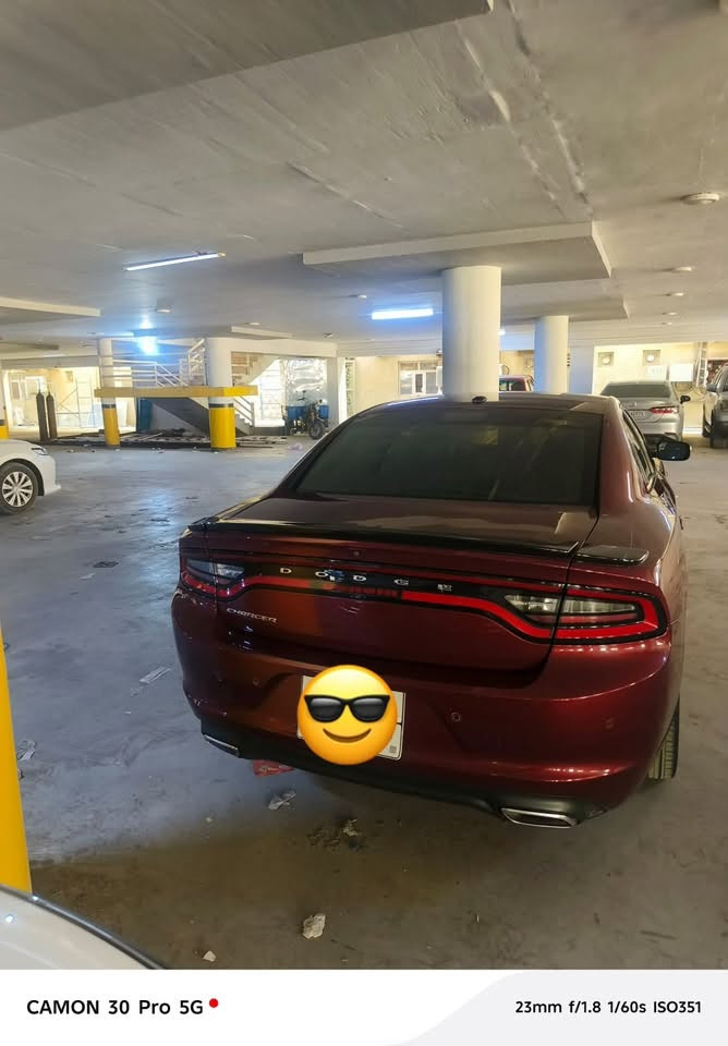---
🔥 للبيع - وحش الشارع 🔥
DODGE CHARGER SXT 2019

السيارة الي كلها تدور عليها، لون مميز ومواصفات فول

📌 المواصفات:
- الموديل: 2019 SXT
- المحرك: 3.6L V6 اقتصادي وقوي
- الممشى: 100 الف فقط
- الرقم: اربيل - 
- اللون: احمر ماروني ملكي

✅ مواصفات اضافية:
ويل 20 اسود رياضي، كت امامي وخلفي ودوسات كاربون، داخل جلد اسود، شاشة كبيرة، بصمة تشغيل، تحكم ستيرن، كامرة خلفية، رادار، وغرفة نظيفة كلش ومثل ما بالصور فرو ابيض جديد

السيارة جاهزة من كلشي، تبريد ثلج، كير ومكينة مكفولات، حدادية جديدة

💥 السعر: (215. ورقه ) وبيها مجال للشراي

📍 المكان: (مكان واسط كوت )
📞 للاستفسار: (***********)

نص مكتوب في الصور:
- CAMON 30 Pro 5G 23mm f/1.8 1/898s ISO50
- CAMON 30 Pro 5G 23mm f/1.8 1/60s ISO250
- CAMON 30 Pro 5G 23mm f/1.8 1/60s ISO351
- CAMON 30 Pro 5G 23mm f/1.8 1/60s ISO366
- CAMON 30 Pro 5G 26mm f/1.8 1/100s ISO50