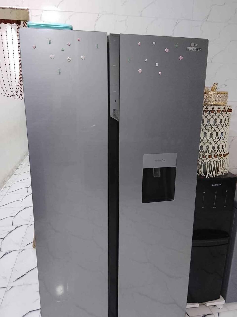 سلام عليكم.ثلاجه LG بابين شرط نضافه وكلشي بلاادي سعره 550الف بيه مجال للتواصل واتساب *********** كركوك, العراق
