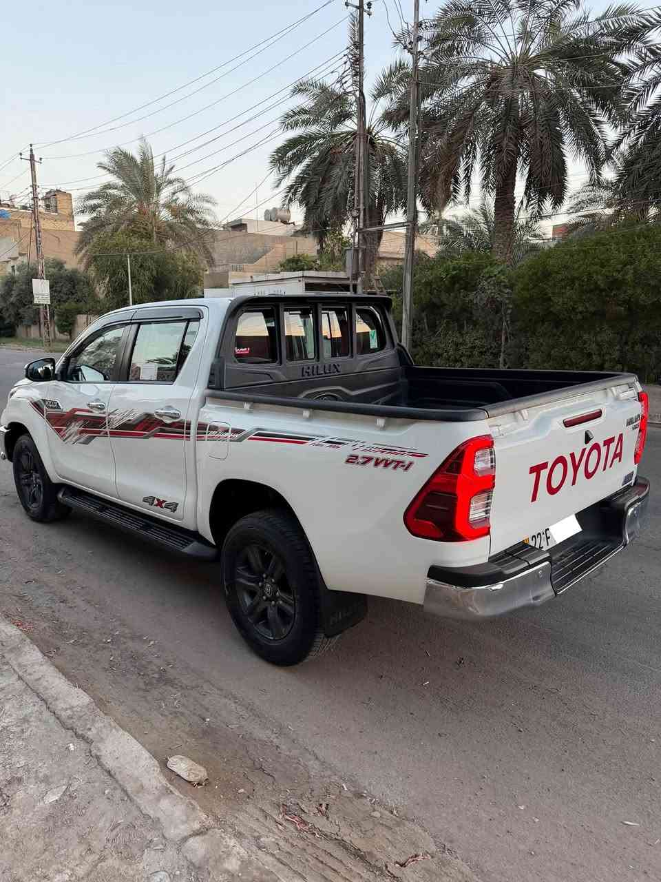 هايلوكس 2023
 فورويل 4×4 «ساز»
فول موصفات ام الشاحن
🔹 الرقم: أربيل 
🔹 الممشى: 77.000
🔹 الكفالة: مكفولة كفالة عامة
الموقع: بغداد
***********
