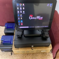 كاشير للبيع 350 الف سعره Cori5 جيل رابع هارد ssd128كيكا رام 8 كيكا طاب...