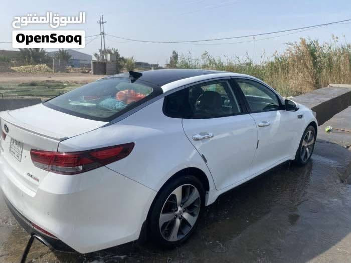 اوبتيما 2016  وارد امريكي 

السعر 120 ورقة بيها مجال بسيط 

فول مواصفات 1/1GT 

لون ابيض صدفي، سقف اسود
الحادث مال امريكا مرفقة الصورة 

حجم المكينة 2000 تيربو 

گير ومكينة مكفولات

ثلث وضعيات قيادة

يدات نيكل

بصمة تشغيل + بصمة ابواب

سقف بانوراما للأخير، اسود

كشن كهرباء + تحكم اوتو + خزن ميموري

شفتات ستيرن

فول تحكم ستيرن

مرآة وسطية متحسسة للضوء
مري شفط + اشاير بالمري

حاجب Led زينون

قطعتين تبريد

شاشة كبيرة مع كاميرا اصلية وكالة

حساسات، خلفي جانبي 
سبرير شركة 

اغراض الشركة والكتلوك موجودات

ماشيه 110 الف كيلو مايل 

رقم بغداد  سنوية بأسمي احولك ثاني يوم

سنوية السيارة لـ 2028  والهزة باقيلها 4 شهور
تخم تاير

السيارة جديده بمعنى الكلمة ومابيها نقص برغي

مكان السيارة بغداد نفق الشرطة 

للأتصال فقط /***********
