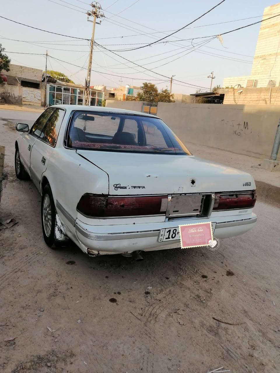 مارك موديل ٨٩ مكينه كير جيد رقم بابل جديد سنويه الى ٢٩ شرط المداور العنوان النجف قضاء المناذره السعر ٣٨ وبيه مجال مكلف بالنشر رقم صاحب السياره ***********
