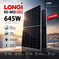 LONGi Hi-MO X10 • ٦٤٥ واط • أسعار جملة