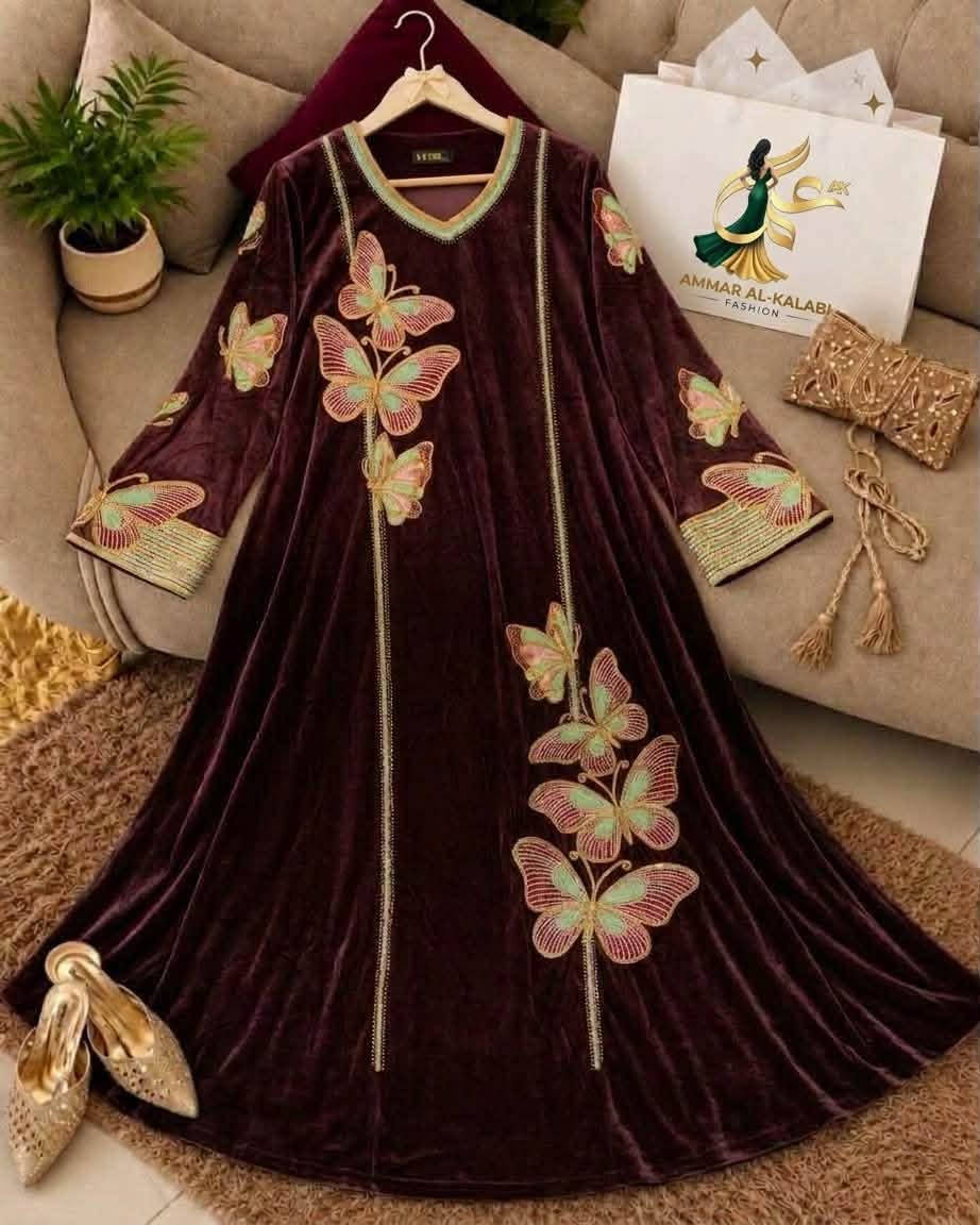 دشداشة • مخمل سوبر الماس • مقاسات L XL 2XL