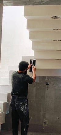 الموصل • لبخ جص • شغل ع مسطرة