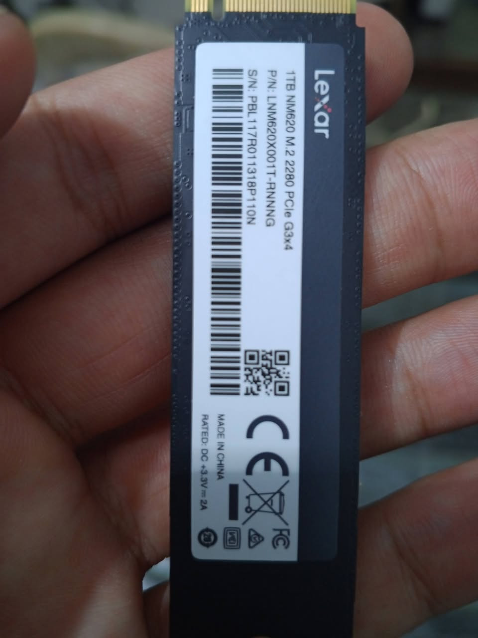 هارد +كارت للبيع
ASUS RTX 3050 V2 OC 8GB
 275 ألف

 LEXAR NM620 NVMe M.2 1TB
125 ألف
مكاني كربلاء متوفر توصيل جميع المحافظات ***********

نص مكتوب في الصور:
- CrystalDiskInfo 9.9.2 x64
- ملف تحرير الوظيفة سمات القرص تعليمات اللغة(Language)
- جيدة
- 40 C
- C:
- Lexar SSD NM620 1TB : 1024.2 GB
- حالة القرص
- 99 %
- الحرارة
- SN10660 | البرنامج الداخلي
- PBL117R011318P110N | رقم التسلسل
- NVM Express | الواجهة
- PCIe 3.0 x4 | PCIe 3.0 x4 | نمط النقل
- C: | حرف القرص
- NVM Express 1.4 | عادي
- S.M.A.R.T., TRIM, VolatileWriteCache | المميزات المعتمدة
- إجمالي عدد عمليات قراءة 7988 GB
- إجمالي عدد عمليات كتابة 6638 GB
- معدل الدوران ---- (SSD)
- عدد مرات توصيل التيار 641 مرة
- ساعات توصيل التيار 646 ساعة
- إسْم الخاصية الهوية قيم خام
- 01 Critical Warning 000000000000
- 02 Composite Temperature 0000000000139
- 03 Available Spare 00000000000064
- 04 Available Spare Threshold 0000000000000A
- 05 Percentage Used 00000000000001
- 06 Data Units Read 00000000FF9F27
- 07 Data Units Written 0000000D46E71
- 08 Host Read Commands 0000006DB3D8C
- 09 Host Write Commands 000000695EE30
- 0A Controller Busy Time 0000000000256
- OB Power Cycles 0000000000281
- OC Power On Hours 0000000000286
- OD Unsafe Shutdowns 0000000000CF
- OE Media and Data Integrity Errors 0000000000000
- OF Number of Error Information Log Entries 0000000000000
- 10 Warning Composite Temperature Time 0000000000000
- 11 Critical Composite Temperature Time 0000000000000
- 12 Temperature Sensor 1 0000000000139