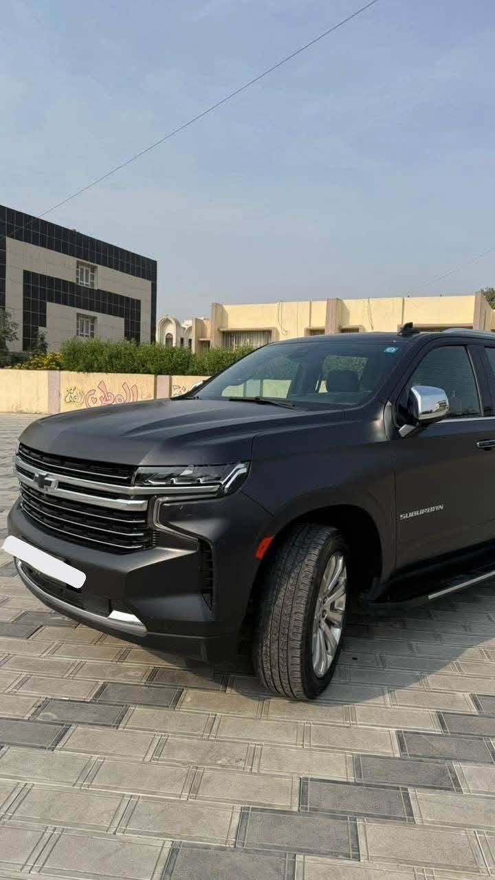 🚨 للبيع شفروليه سوبربان | Chevrolet Suburban
رقم بغداد خصوصي 

🔹 الموديل: [2023]
🔹 الفئة: [Premier]
🔹 المحرك: [5.3L] V8
🔹 نظام الدفع: [AWD/RWD]
🔹 الممشى: [95الف km]
🔹 اللون الخارجي: [اسود ]
🔹السيارة مغلفة بلكامل بأفلام الحماية ppf (مات)

⭐ المواصفات والتجهيزات:

• تشغيل بصمة / تشغيل عن بُعد 
• دخول ذكي بدون مفتاح
• شاشـة 10 انج
• Apple CarPlay و Android Auto
• كاميرات محيطية 360° 
• حساسات أمامية وخلفية
• رادار وأنظمة مساعدة السائق 
• مثبت سرعة
• تحذير النقطة العمياء
• تحذير مغادرة المسار
• فرملة طوارئ أوتوماتيكية
• مقاعد كهربائية
• تدفئة وتبريد المقاعد 
• تحكم كهربائي بالمقود
• تحكم منفصل بالمناخ للمقاعد الأمامية والخلفية
• تكييف خلفي مستقل
• فتحة سقف / بانوراما
• نظام صوتي فاخر [bose]
• USB ومنافذ شحن متعددة
• مساحة داخلية واسعة جداً ومناسبة للعائلة والسفر

🔧 حالة السيارة:
السيارة بحالة [ممتازة/جيدة جداً]، والمحرك والكير  بحالة ممتازة

السيارة بيهة 3 قطع تبديل بلادي 

💰 السعر 35000$ 
📍 الموقع: [بغداد حي الجامعة]
📞 للتواصل: [***********]
