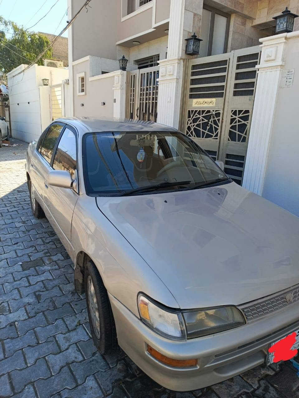 كورلا رقم كربلاء موديل 93
تبريد شغال حدادية جديدة مكينة مكفول كير جديد بيهة السيارة مصبوغة عام جمالية بدون ضرر 
مكان السيارة كربلاء ***********
السعر 58
