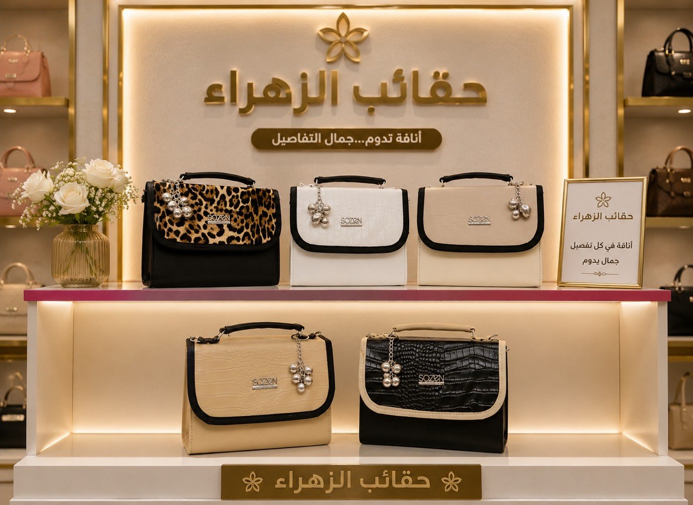 تشكيلة رائعة من الحقائب النسائية كوالتي عالي جملة فقط للحجز واتساب ***********
يوجد توصيل كافة محافظات العراق
وين موقعكم بالعراق بالضبط؟ حتى المشتري يعرف منين يطلب أو يستلم إذا متوفر استلام مباشر.: 
بغداد شهداء البياع
الجملة شكد أقل كمية للحجز؟ وهل البيع حسب الموديل لو ممكن تشكيلة مختلطة من أكثر من لون/تصميم؟: 
واحد درزن