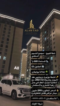 مجمع النسيم • ١٤٠م • مؤجرة ٢٠٢٧