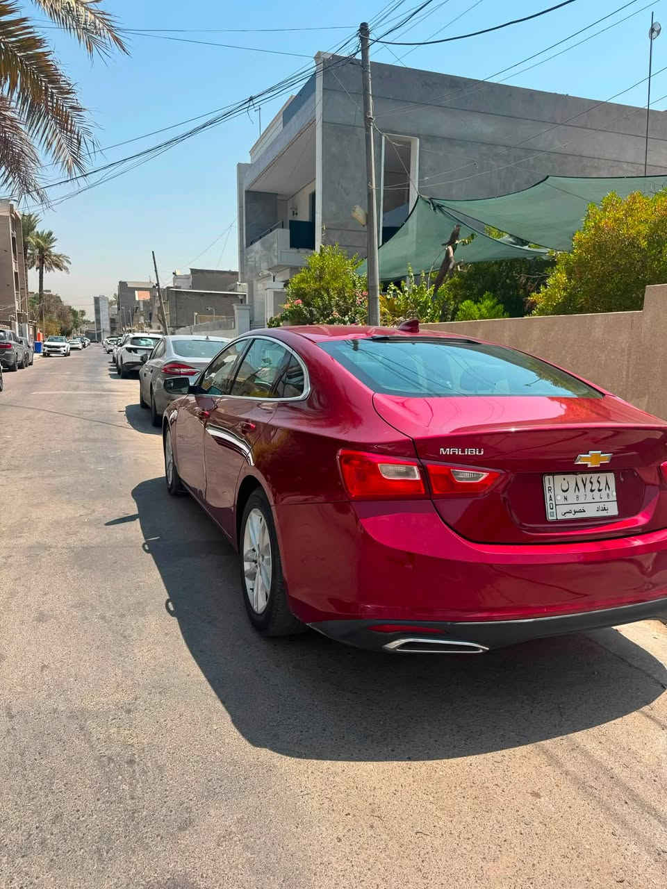 السلام عليكم
ماليبو ٢٠١٨ LT للبيع فقط 

محرك ١.٥

شاشة كبيرة 

كامره دوارة 

تحكمات ستيرن

شاشة اعطال كبيرة 

بيها جاملغ خلفي عكس جهة السايق

و بيها بارد بالباب الامامي

محرك و كير و تبريد كفالة 

مكانها بغداد المنصور 
السعر ١١٠ و بيها مجال

*********** 

غير متواجد على الفيس
