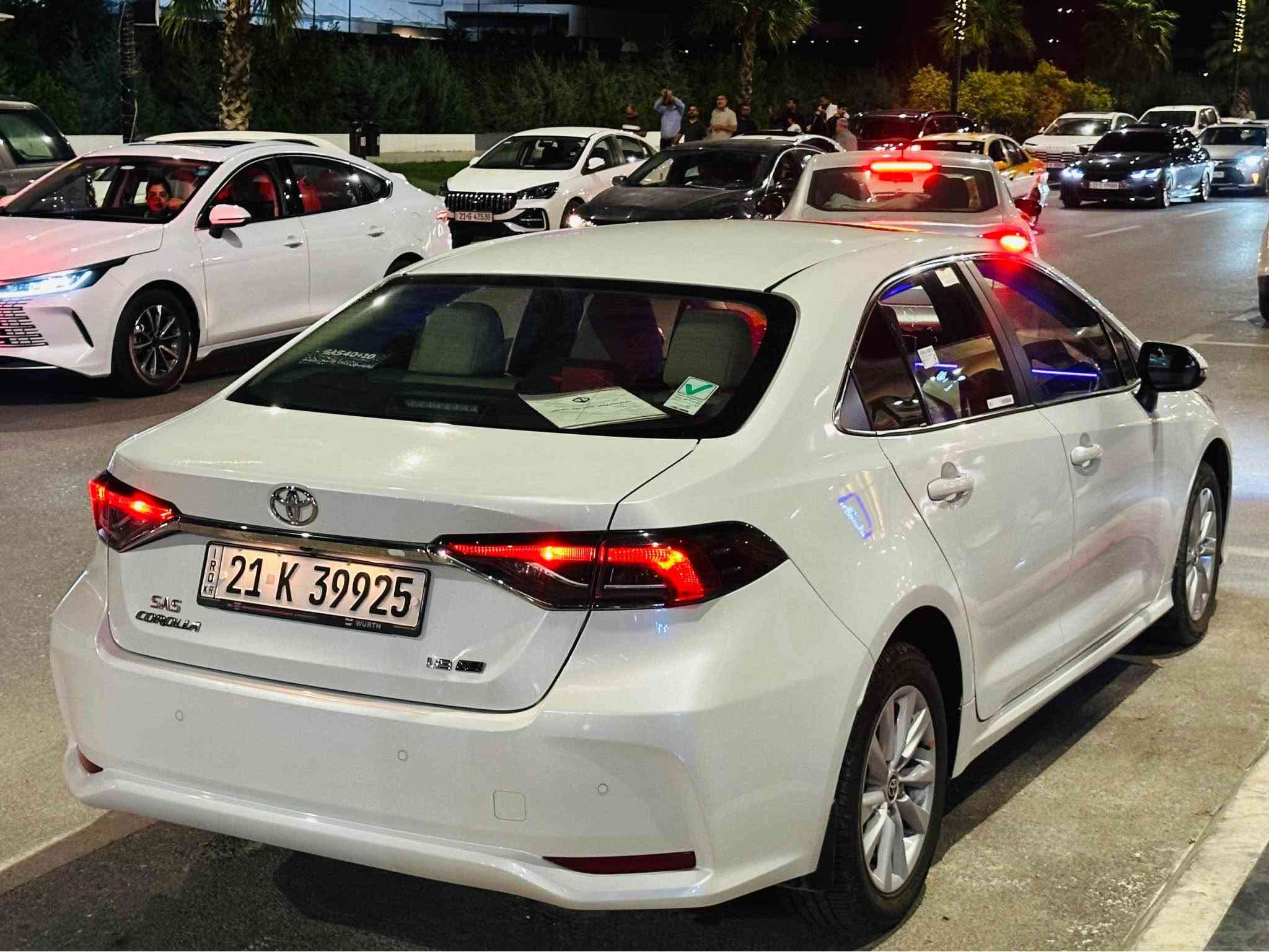 Toyota crolla 2023 
خلیجی یابانی بەنزینە
فول مواسەفات سلایت
شەریکەی ساز gli 
بێ سبوخ بێ لێدران 
مەکینە ١.٨ مەرغووبی بازار
٦٦کم رۆشتووە 
گێرو مەکینە بەشەرت 
سەیارەکە هی مەعرەز نیەو هی مالی خۆمە 
نرخ : ١٧٠$ 
*********** السليمانية, العراق
