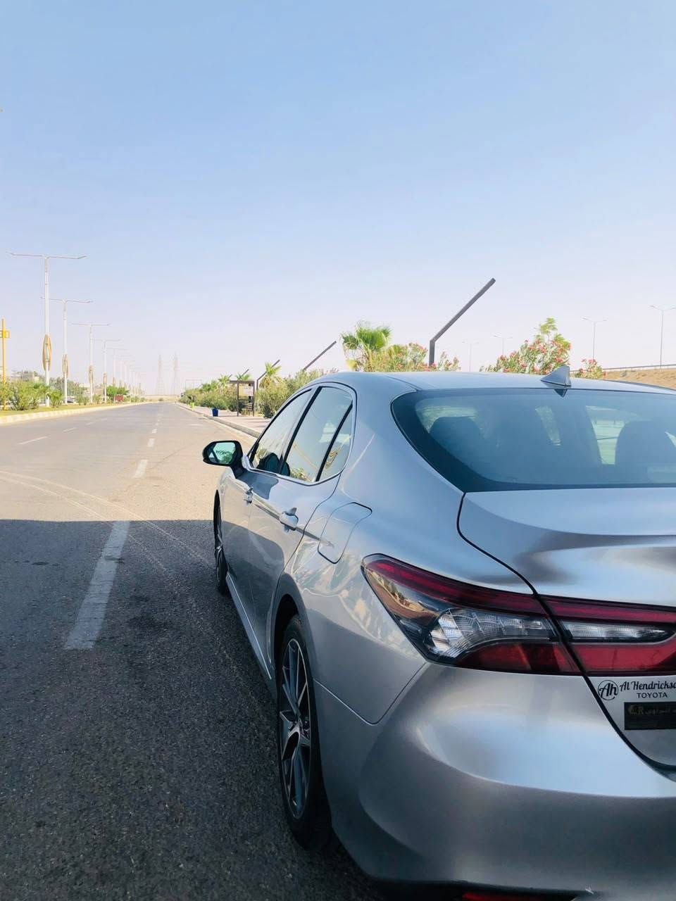 تويوتا كامري (XLE)موديل : 2023
رقم بغداد ب أسمي
سنويه وهزه جديده تحويل ثاني يوم

اللون :  رصاصي سلفر

عداد المسافة : 65m

حجم المحرك : 2500 هايبرد

ملاحظة حادث السيارة : موضح بالصور
بنيد وجاملغ الامامي الايسر
محرك كير بطاريات بلادي كفاله عامه السياره كلش جديده رقم الشاصي والسونار مع الصور 

المواصفات : XLE
فول مواصفات عدا فتحه

شاشة كبيره

شحن واير ليس

كشنات جلد

تحكم كشنات سايق وسكن

ابواب بصمة

بصمة تشغيل 

هاند بريك بصمة

اوتو هولد (𝐀𝐔𝐓𝐎 𝐇𝐎𝐋𝐃)

اوتو ستارت (𝐀𝐔𝐓𝐎 𝐒𝐓𝐀𝐑𝐓)

اوتو ستوب (𝐀𝐔𝐓𝐎 𝐒𝐓𝐎𝐏)

رادار امامي (تحديد مسار)

‏‎رادار جانبي (نقاط عمياء)

‏‎رادار خلفي (التحذير من الاصطدام)

 نظام (𝐄𝐂𝐎)

نظام (𝐍𝐎𝐑𝐌𝐀𝐋)

نظام (𝐒𝐏𝐎𝐑𝐓)

تحكم ستيرن

تبريد قطعتين

كشنات هيتر 

 عدسة زينون بلادي

سعر السياره 185
 او مراوس حسب القناعه
‏‎تفاصيل اكثر الاتصال علی الرقم ***********
WhatsApp 
مكان السياره فلوجه
