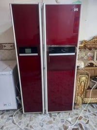 ثلاجه بابين للبيع شرط التبريد ول فحص السعر قيم بل يرضي الله لل تصال 07...