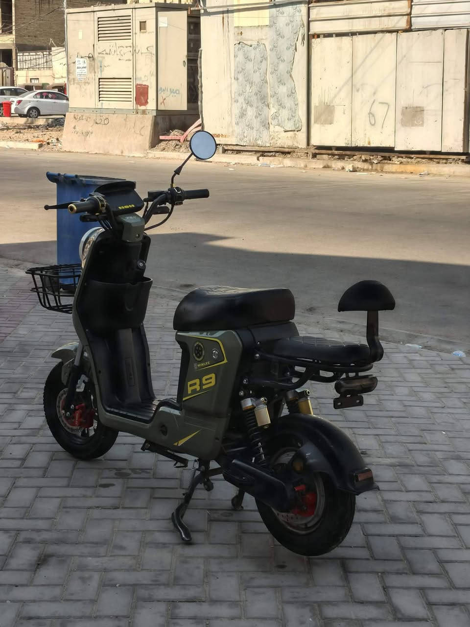 سلام عليكم 🔇
دراجه شحن R9 

دراجه نضيفه وحلوه

5بطاريات ونلي 📍نص عمر🚷

تمشي 40كيلو 

لايتات نوع زنون عالي ناصي 

السعر/300/ قابل للتفاوض 

العنوان 📍 بغداد مدينه الصدر 📍

للاستفسار/***********/
