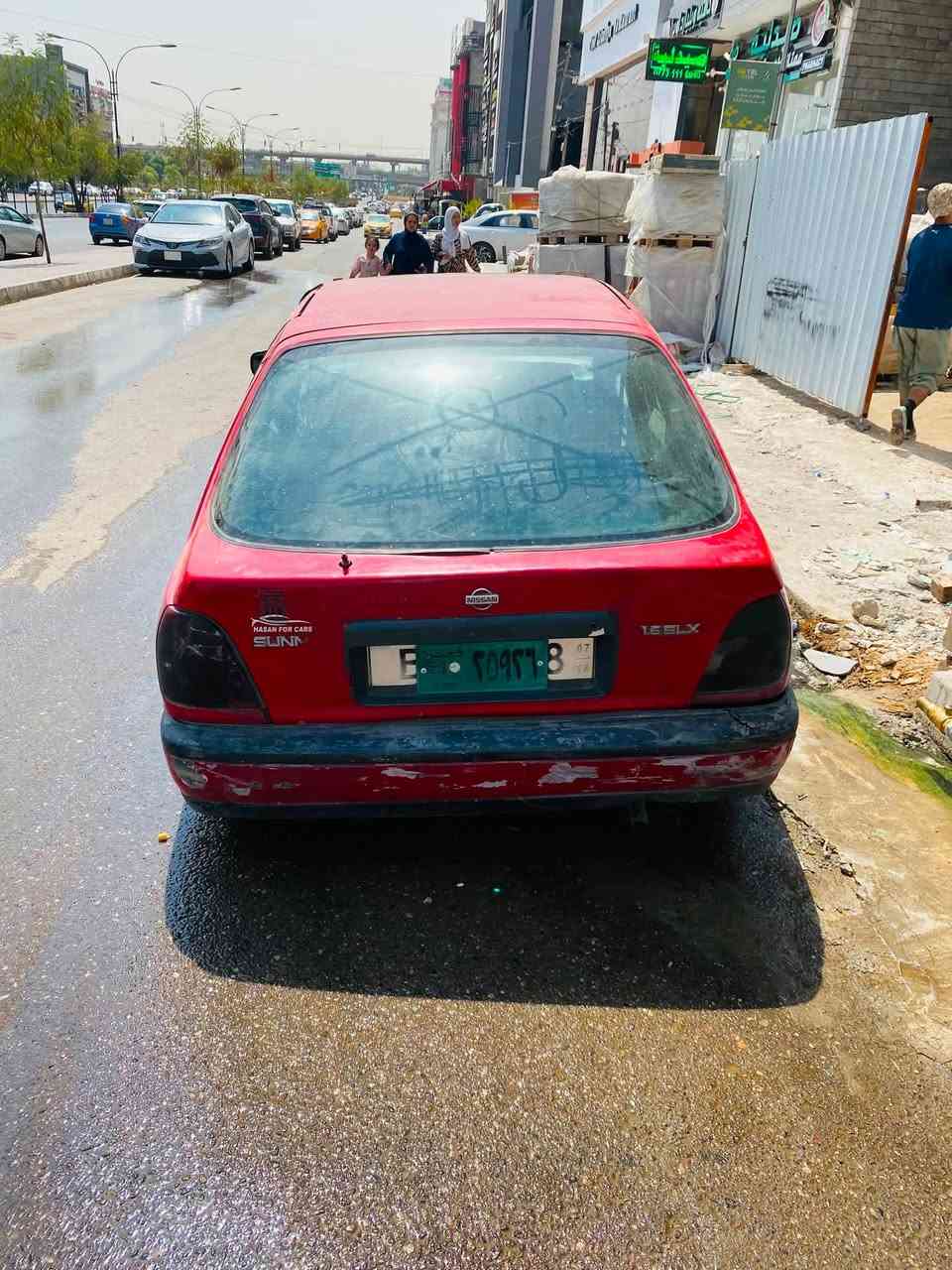 نيسان صني للبيع موديل 92 السياره ينرادله مصرف ترجع جديد حداديه وكازكيت وكير ***********سعر 15ورقه وبيها مجال
