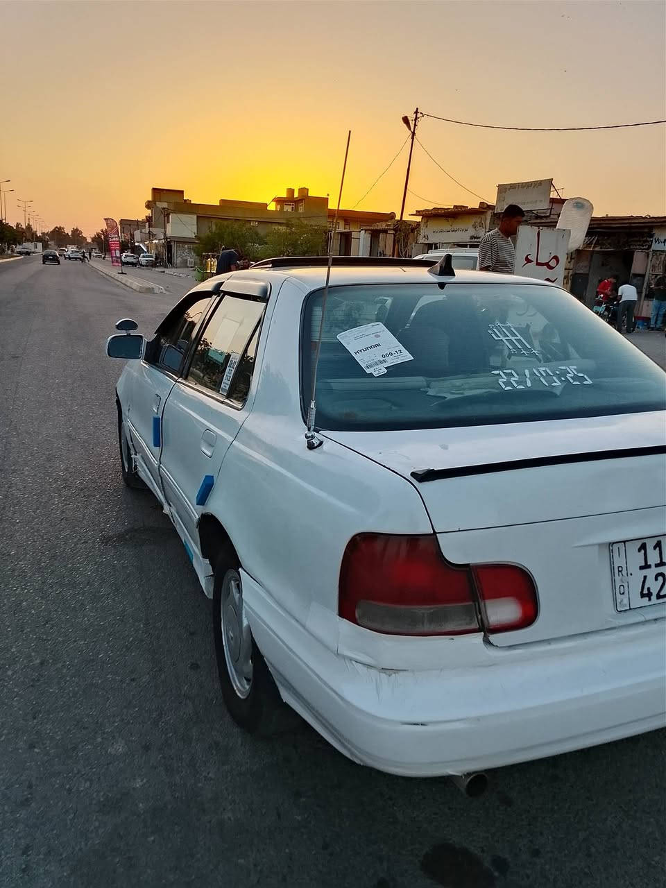 سلام وعليكم اخوان النتره دمعه دبل تريشه  للبيع موديل 95 رقم بغداد الانكليزي مشروع وطني سنويه لل 31 محرك وكير بشرط تايرات فوك نص عمر كهربائيات كلهن شقاله السعر 25وبيهه مجال قليل لل اتصال ***********
