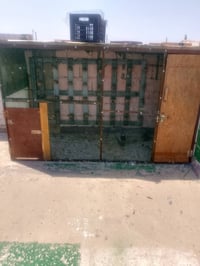 قفص حديد • بابين • ٢٥٠×١١٠×١٥٠