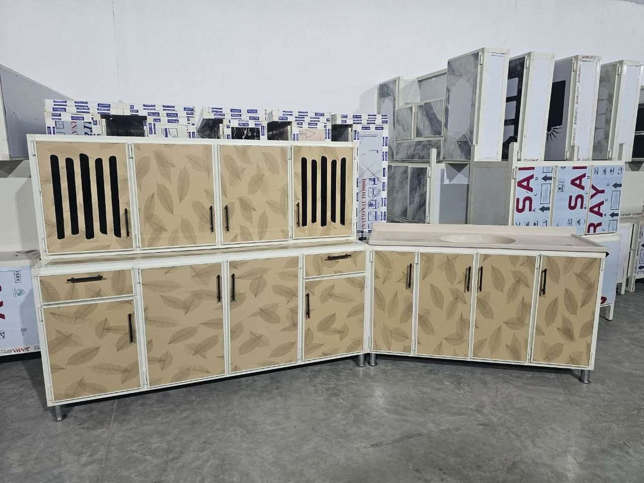 كاونتر المنيوم تفصال  مترين ارضي وملحق مع سنك متر ونص مرمر 

1-سطح الكاونتر مبطن خشب mdf على كبره

2- الضهر بليت
3-رفوف بنل يتحمل وزن ثقيل
4-يعني تفصال مو سوكي

السعر415/الف

التوصيل 
بغداد داخل مجاني 
15/ أطراف بغداد 

25//رمادي +فلوجه 

25/بابل  النجف. كربلا

25 /الديوانيه
35//ديالى
45/ السماوه  الناصريه  العماره
50/ البصره

*********** للتواصل
