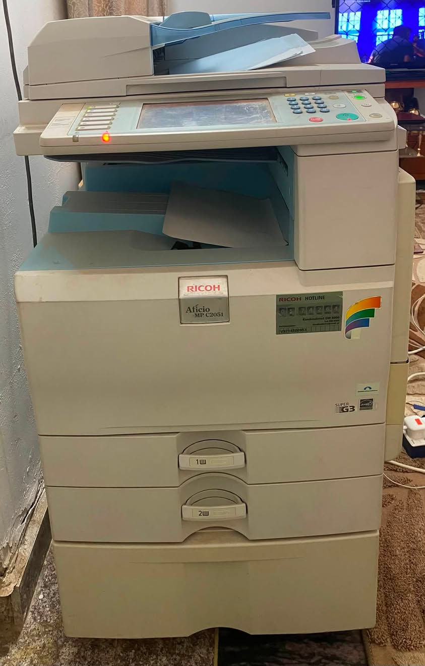 ريكو  Ricoh
موديل  MP C2051

يطبع ورق A4 و A3

سحب شيدر واستنساخ 

السعر  250 الف 

كربلاء / سيف سعد / شارع الكوثر 

هـ. ***********
