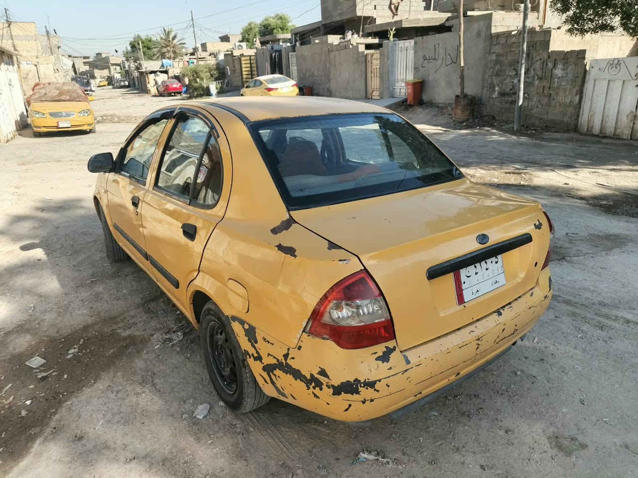 سلام عليكم طيبة 2015للبيع ماشية 206الف تبريد ثلج حماوة ربع كير جديد محرك لا تبخير ولا تنقيص باتري جديد تخم تاير جديد صدرها 75بالمية ضربتها جاملغ الخلفي موضح بصور تاخذها مصفرة هية وغرامة سعر 31بي مجال الاستفسار اكثر ***********
