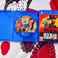 أقراص PS4 • GTA V • ريد ديد 2
