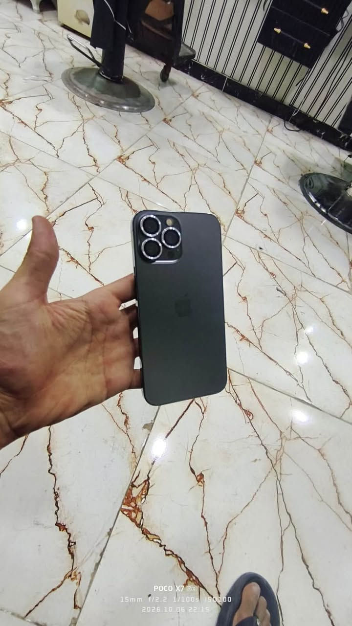 ايفون ١٣ برو ماكس • بطارية ٧٧٪ • جهاز مال بيت
