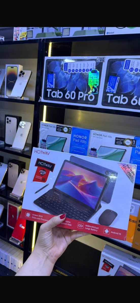 ايباد هونر x8b السعر 320 الف 
تاب 60 واي فاي السعر 220 الف
تاب 60 برو السعر 260 الف
دوجي A9 برو بلاس السعر 250 الف 
دوجي A9 برو السعر 220 الف 
ريدمي باد 2 السعر 375 الف 
هوت ويف باد 13 برو ماكس السعر 235 الف 
للأستفسار : ***********
