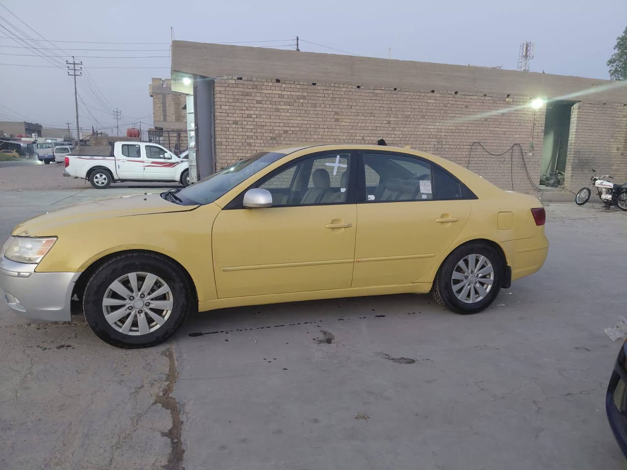 سوناتا 2009 أمريكي رقم بغداد إنكليزي وسنويه جديده 
ابسمي مشروع وطني مكينه وكير مكفولات 
مكينه 2400 دوش للاستفسار  *********** حلة, بابل

