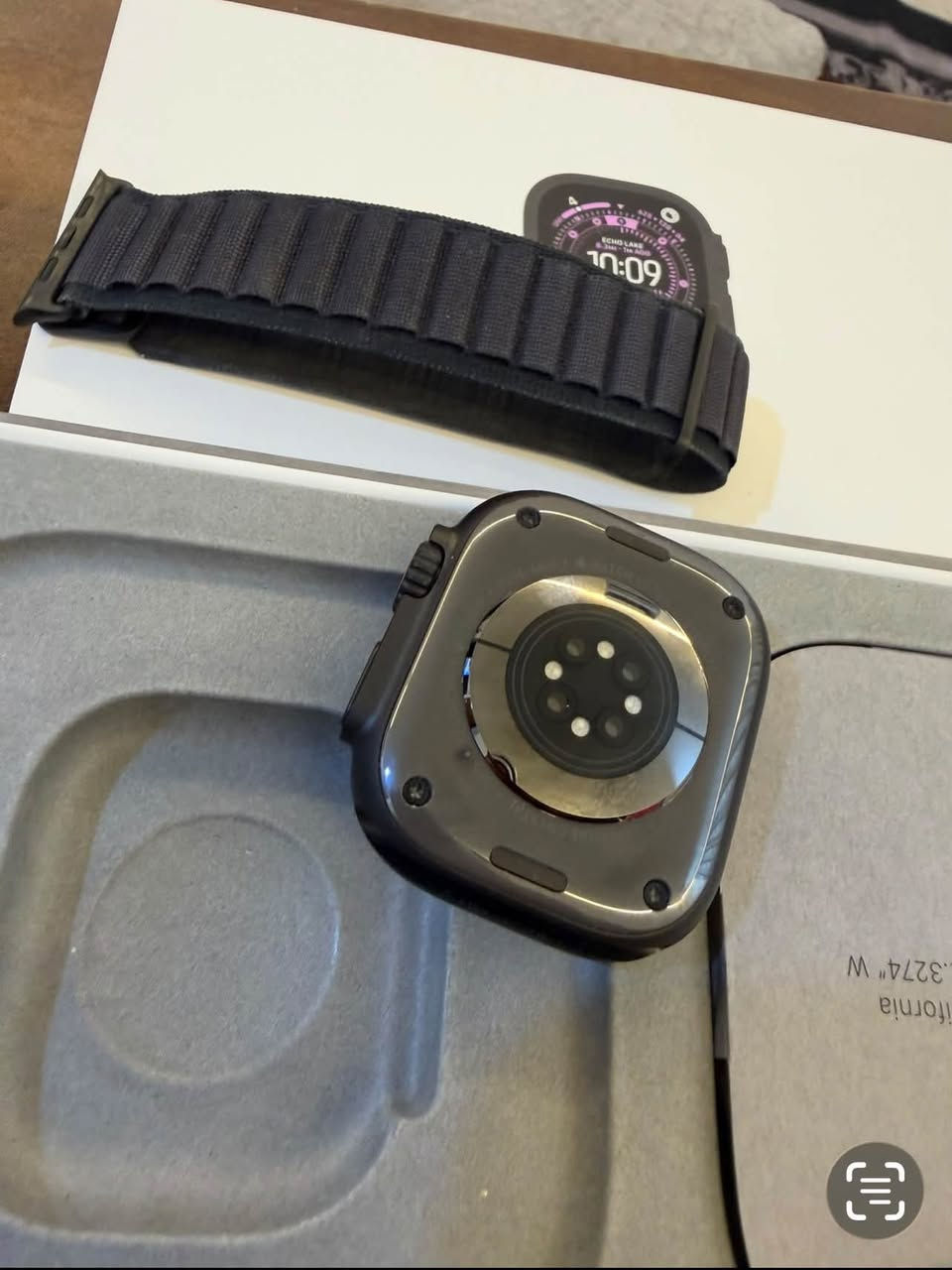 ..... المهيب .......

‎ساعه أبل ⌚️اللترا 2️⃣Black Edition🖤♟️
Titanium black
ساعة رجال الاعمال 👮🏻‍♂️🕵🏻‍♀️👷🧑‍🎓👨‍🏫👩‍💻👨🏻‍💼
الكشاخه💪
ساعة الذواقين المحبين للااسود🪬🖤♠️
السير  القماش.  البنفسجي البرغندي 
اللترا  2️⃣🔥🔥الاسود⚫️

‎حجم  4️⃣9️⃣  ⛩️
               بطاريه  1️⃣0️⃣0️⃣🔋

              نظافه  1️⃣0️⃣0️⃣ 👉

‎ذاكره  6️⃣4️⃣🚫🚫
             
مركز سيمو المايسترو دورة شارع الصحه
👉👉***********
اتصال 📞واتس اب /للحجز
توصيل لجميع محافظات العراق
تابعني 👉 حتى تشوف كلشي حلو👉
