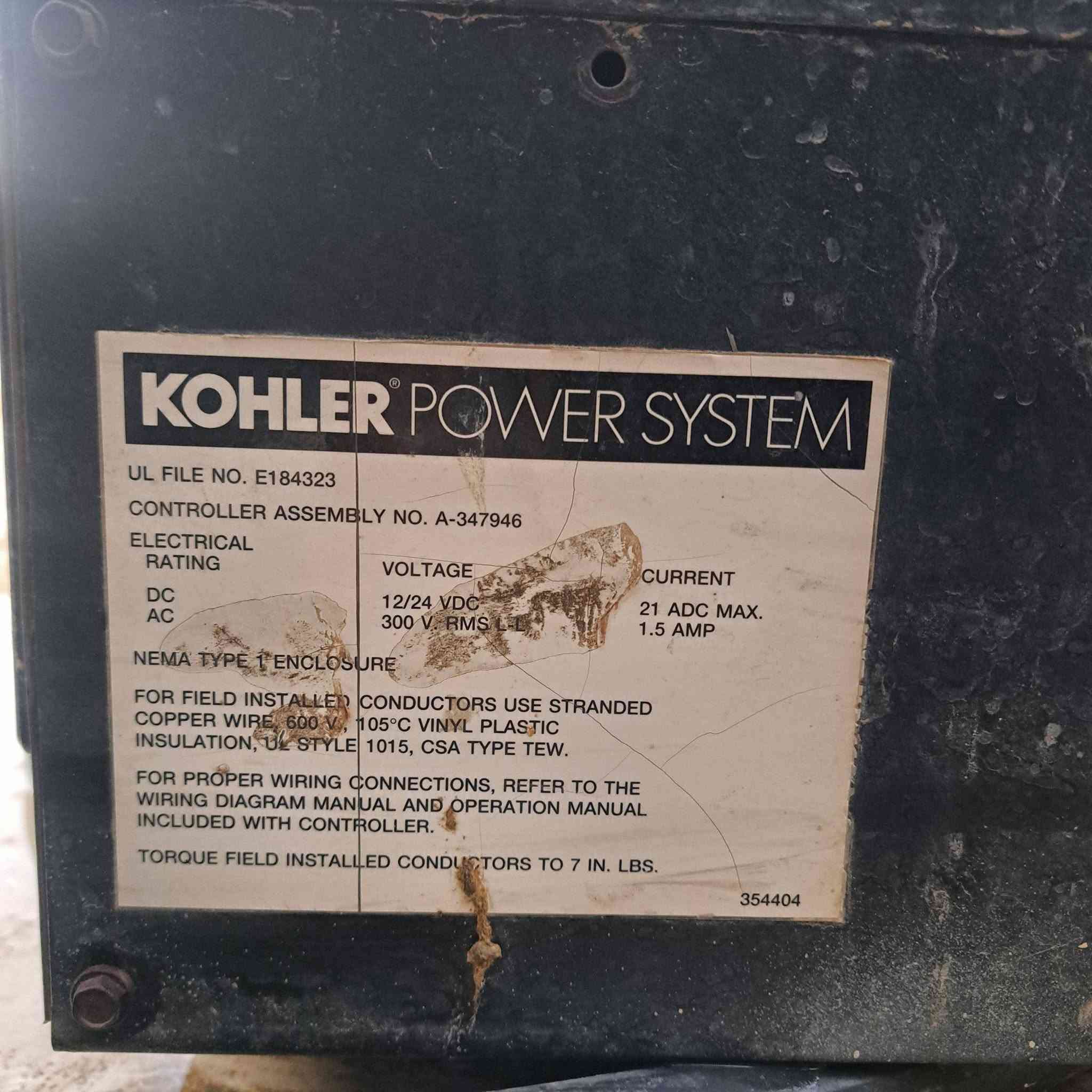 مولد كولر (Kohler Power System) - 40 KVA للبيع
المحرك جوندير امريكي الأصل USA
​القدرة 40 KVA.
​المحرك ديزل 4 سلندر بحالة جيدة جداً وجاهز للعمل.
​لوحة التحكم مزود بلوحة تحكم أوتوماتيكية (Auto Start Controller) موديل 5110.
​ شغال ونظيف
​📌 الموقع: [ محافظة ديالى ]
💰 السعر: 45 ورقة و بي مجال زين 
📞 للتواصل والاستفسار: ***********
#مولدات_كهرباء #مولد_للبيع #Kohler #مولدات_ديزل #معدات_ثقيلة #مولد_40_KVA
