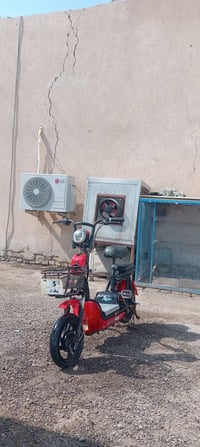 دراجة شحن • ٤ بطاريات شغالة • التاجي سبع البور