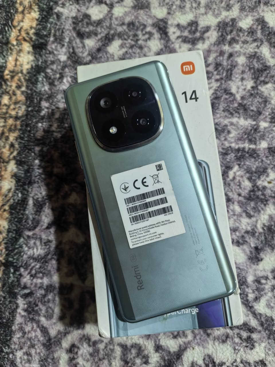 ايفون 12 برو ماكس ذات 128 بطاريه 79 فقط فيس ايدي واكف ب 350 الف

ريدمي نوت 14 برو بلص ذاكرة 256 رام 12 ملحقاته كامله 375 الف بغداد جميلة *********** أسعار ثابته

نص مكتوب في الصور:
- ٤:٠٧
- حول
- الاسم
- < iPhone
- إصدار iOS
- < 26.6.1
- اسم الطراز
- iPhone 12 Pro Max
- رقم الطراز
- MGD93AA/A
- الرقم التسلسلي
- G0NFH19M0D51
- سجل تاريخ القطع والخدمة
- الأغاني
- الفيديوهات
- الصور
- السعة
- ١٢٨ غ.ب.
- متوفرة
- ١٠٨,٤٣ غ.ب.
- عنوان Wi-Fi
- 28:C7:09:5C:C4:0B
- Bluetooth
- 28:C7:09:4B:11:2A