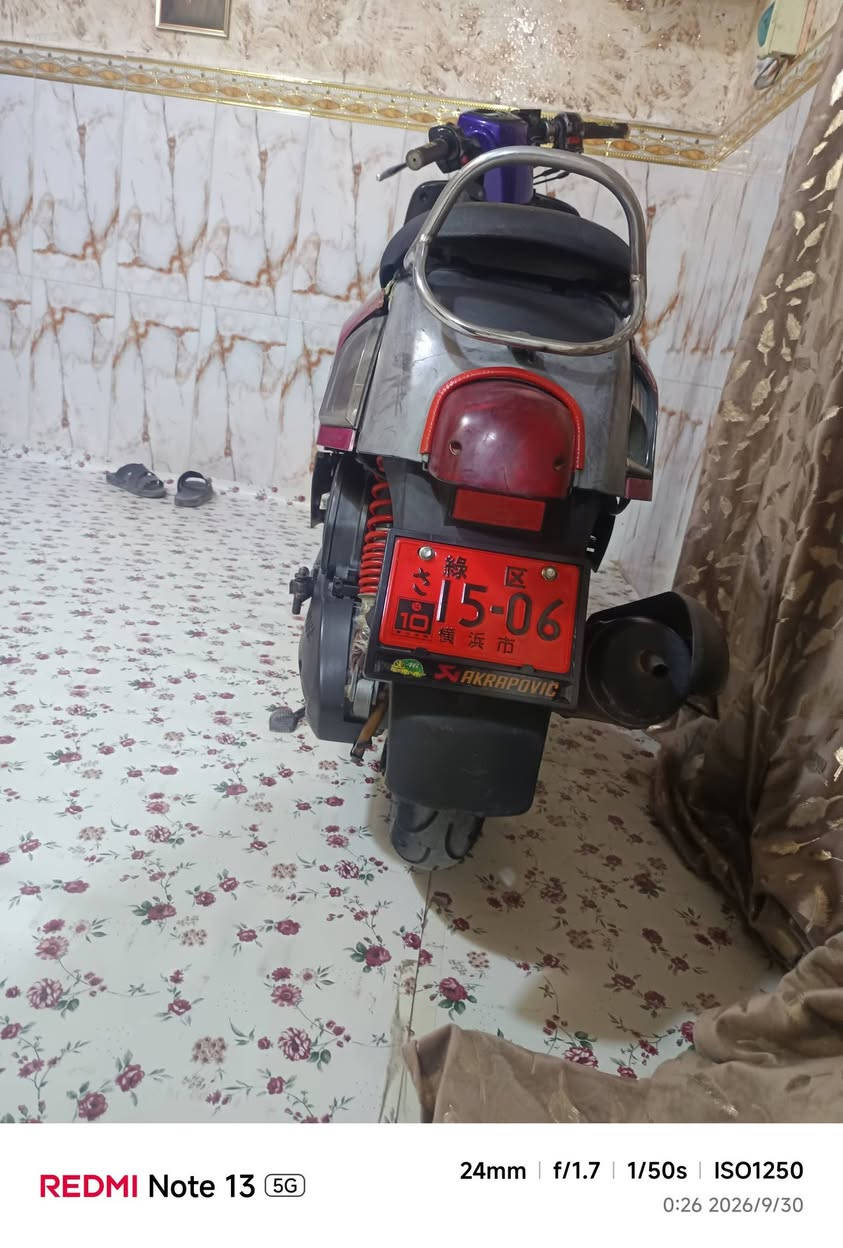 سلام عليكم دراجه بوليس نوزل الدراجه خير من الله مانقسها ايحط شي تجي وتشوف بعينك برغي مامفتوح بيها مكينه ناشفه نكره سلف هندر اشاير الدراجه خير من الله سعر الدراجه ب ٨٠٠ وبيها مجال الرقم!!*********** بكاني بصره شط العرب الفيحاء

نص مكتوب في الصور:
- REDMI Note 13 5G 24mm f/1.7 1/50s ISO800 0:25 2026/9/30
- REDMI Note 13 5G 24mm | f/1.7 | 1/25s | ISO1600 0:26 2026/9/30
- REDMI Note 13 5G 24mm | f/1.7 | 1/50s | ISO1250 0:26 2026/9/30
- REDMI Note 13 5G 24mm | f/1.7 | 1/25s | ISO1000 0:26 2026/9/30
- REDMI Note 13 5G 24mm f/1.7 1/33s ISO1000 0:25 2026/9/30