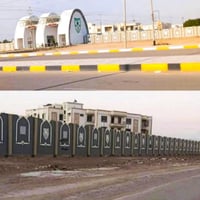 توجد قطع أراضي زراعي موقع مميز جدا   خدمات كامله نسبه البناء بالمنطقة ...