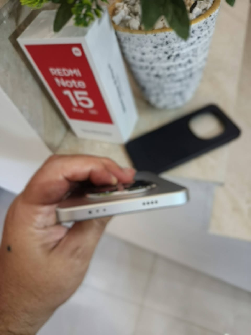 وحش الاداء والتصوير شاومي ريدمي نوت 15 برو 5G
رام 12
ذاكره 256
ببجي 90 فريم 
كامره 200 ميكا أساسيه
شحن سريع 45 واط
مقاوم للكسر والماء
الجهاز نظيف لوك مع كامل ملحقاته 
السعر 375 الف 
***********
***********
