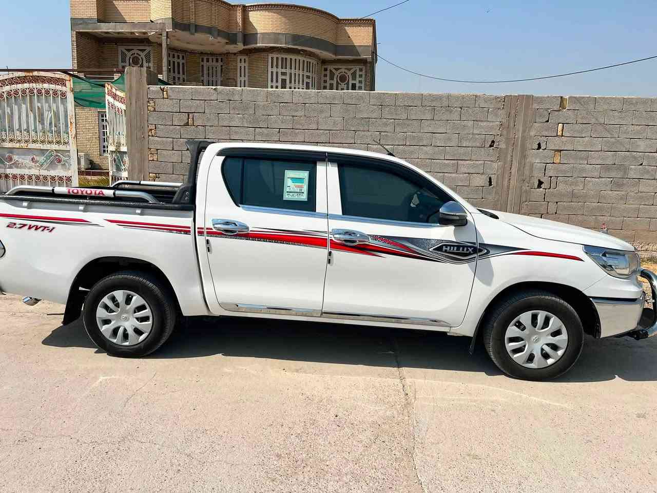 هايلوكس بيكم  ساز2024  رقم أربيل 
سياره جدا نظيفه وجديده ع وضعه الشركه     

كير عادي 

سياره على وضع الشركه ستخدام شخصي

تخم تايرات جديده 

مكانها ذي قار/

السعر ٢٣٥وبيها مجال 

للتواصل 

***********
