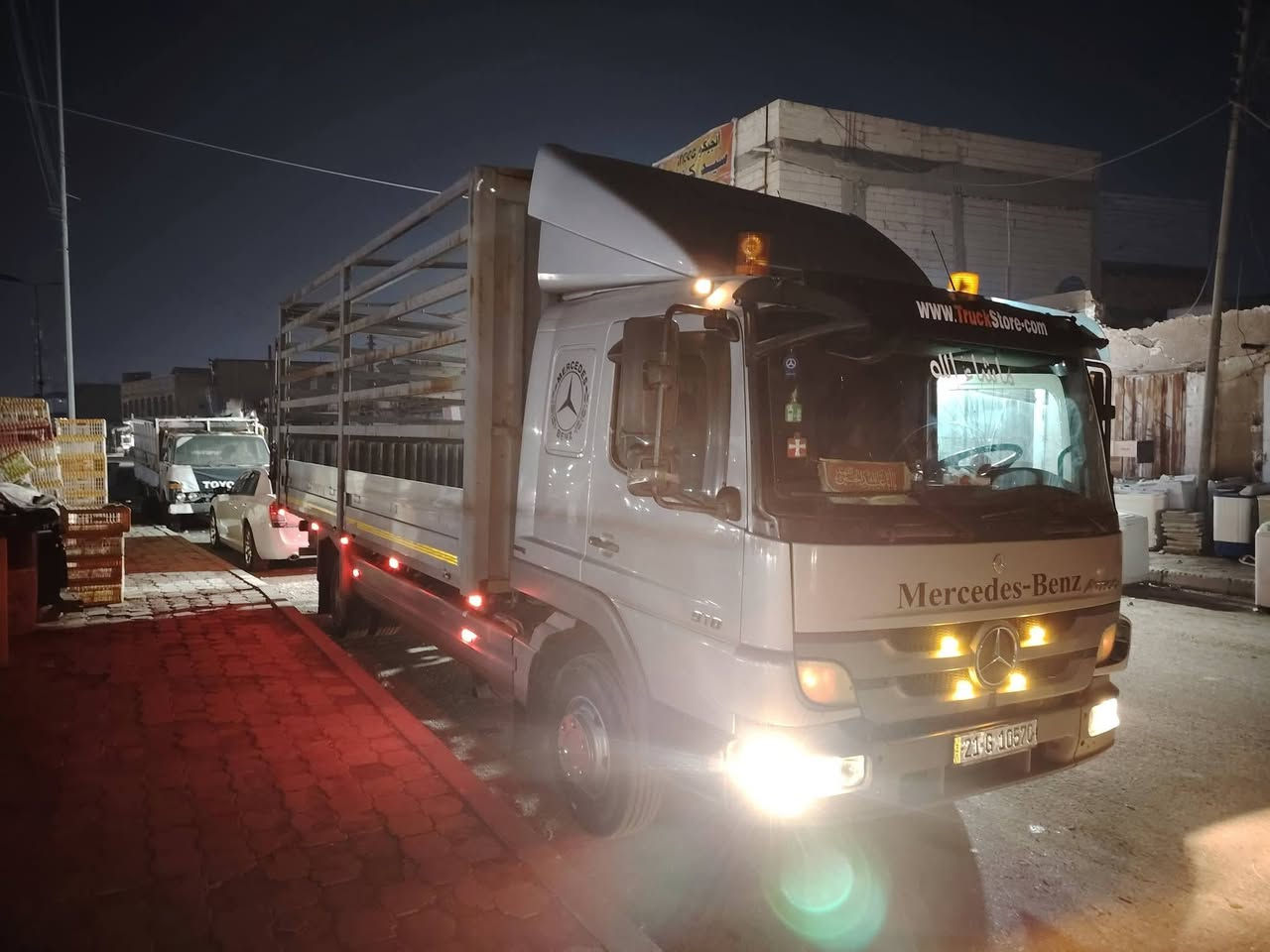 اتيكو مارسدس دمعه دبل قماره موديل 2010
سليمانيه 14 طن سنويه لل2029

فول مواصفات كير عادي حداديه مكينه كارتون شرط الفحص برغي واحد ما مفتوح تفحص عد اي فيتر سياره شرط كارتون تخم تاير كفاله عامه من دعاميه للدعاميه مكان السياره أربيل معرض مام كاويس 
رقم المالك ***********
