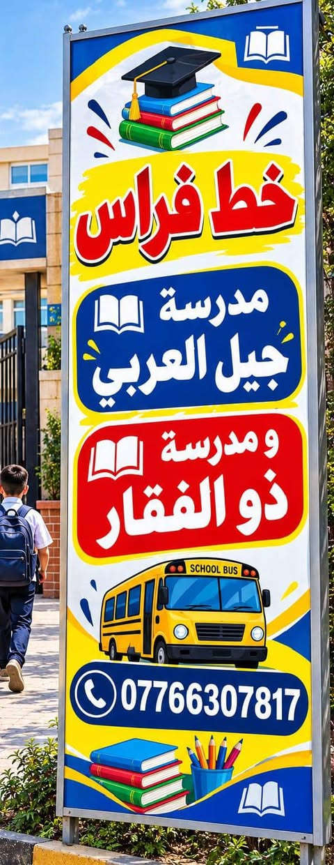 نقل مدرسي • مدرسة جيل العربي • مدرسة ذو الفقار