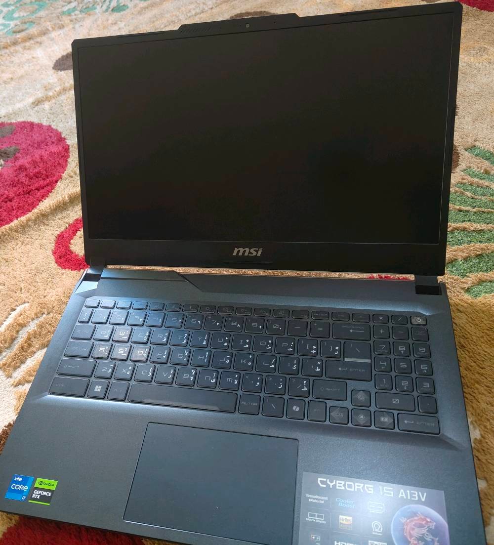 🔥 للبيع لابتوب MSI Cyborg 15 بحالة ممتازة 🔥
💻 الموديل: MSI Cyborg 15 A13VF-1656XAE
⚡ المعالج: Intel Core i7-13620H
🎮 كرت الشاشة: NVIDIA RTX 4060 8GB
🧠 الرام: 16GB
💾 التخزين: SSD 1TB
🖥️ الشاشة: 15.6 إنج
🪟 Windows أصلي + مفتاح تفعيل أصلي
السعر 1300 وبي مجال بسيط الابتبوب ما مستخدم مجرد مفتوح من الكارتون ومخزن نظافة 100٪