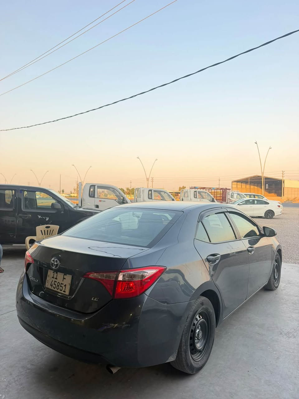 للبيع كورلا 2019
حادثها جاملغ وبنيد 
بدون دواخل 
وبيها هنا ب العراق جاملغ خلفي صبغ 
رقم بغداد الدولي 
سنوية جديدة 
مكينة 1800 VVVtt
صور الحادث موجودة ب المنشور 
والسونار موجود ب المنشور 
مكاني/ ديالى ناحية جديدة الشط 
السعر / 115 وبيها مجال بسيط 
للاستفسار / ***********
