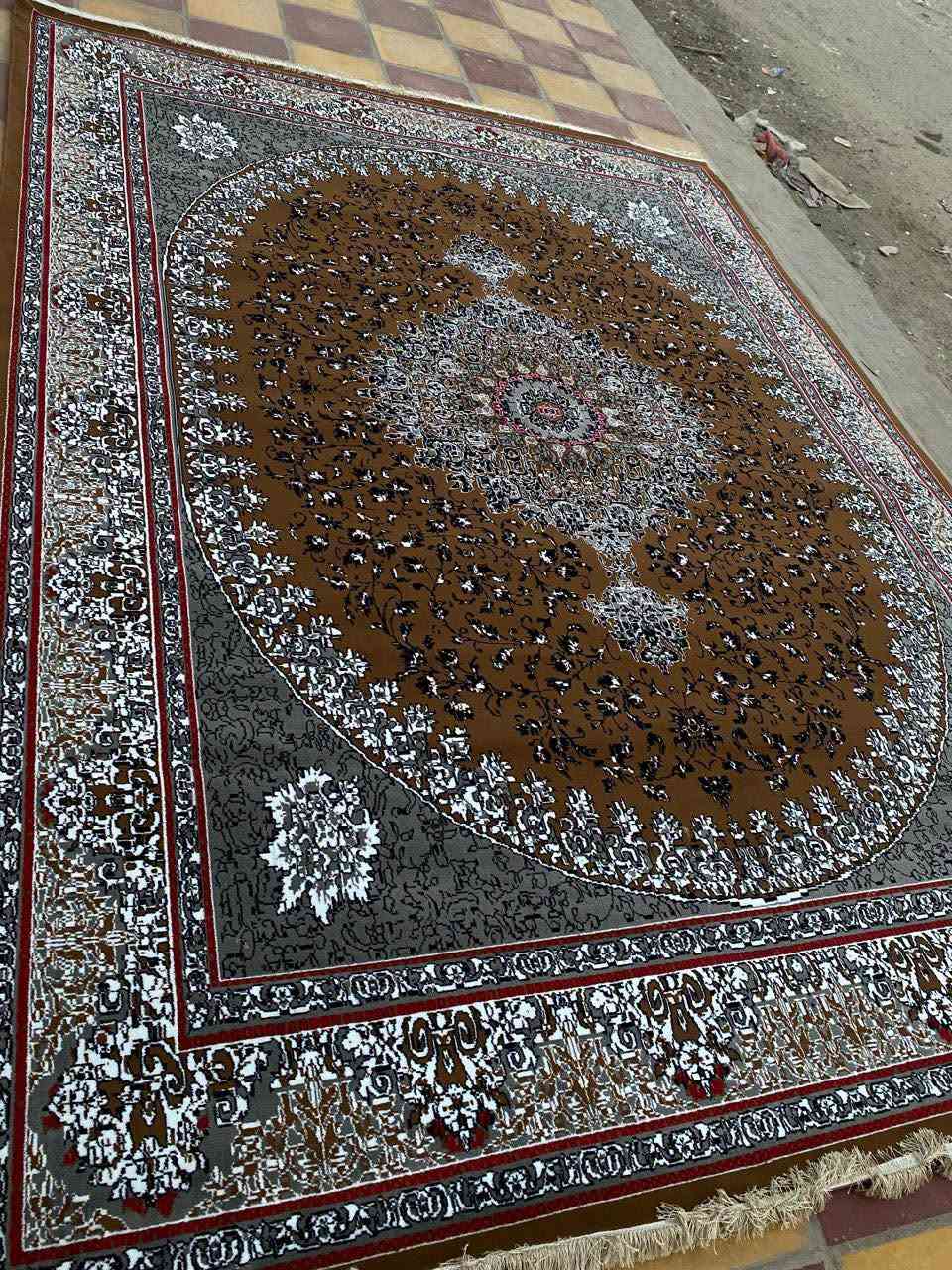 سجاد كاشان • خيط صوف • توصيل مجاني