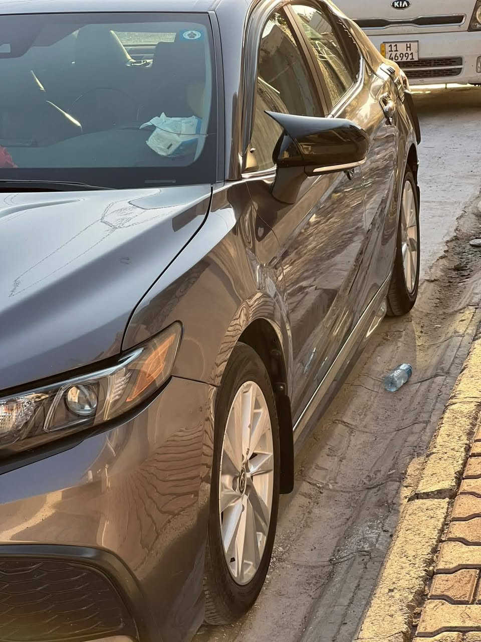 السلام عليكم
تويوتا كامري TOYOTA  CAMRY
موديل2023
وراد امريكي 
رقم كركوك+بيها دفتر بانزين
هزه و سنويه جديده 
موصفات SE
محرك وكير شرط
ماشيه 153k 
تبريد وتدفئة 
سياره ضررها جاملغ خلفي فقط  💫 مثل ما موضحه بالصوره
السيارة كاعده وحيل حلوه ماتصرف عليها برغي 💫 
السعر190$وبيها مجال 💫 
الموقع(كركوك) 
#الأستفسار ***********
