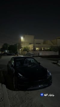 تسلا موديل ٣ ٢٠٢٣ اونلاين  الممشى ٤٠ الف كيلو حادثها بنيد وهلال جاملغ ...