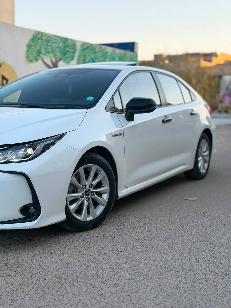 سلام عليكم
كورلا هايبرد موديل 24 
ماشيه 33
السياره بيها  صبغ بس ذيل الجاملغ 
الامامي 
بيها سونار 
مواصفات 
1.فتحه 
2.بصمه 
3.ترحيب 
4.شاشه 
5. كامره 
6.حساسات امامي خلفي 
7. رادار امامي خلفي جانبي 360 
8. تحديد مسار 
9. مانع تصدام 
10. عدم الخروج من المسار 
11. كروس سرعه 
12. فول تحكم ستيرن 
ومصفاتها معروفه بعد 
مكينه 1800 كير مكينه كله مكفول 
سعر السياره 148بيها مجال كلش بسيط 
سياره جديده وخير من الله 
مكان السياره بغداد البلديات 
***********
