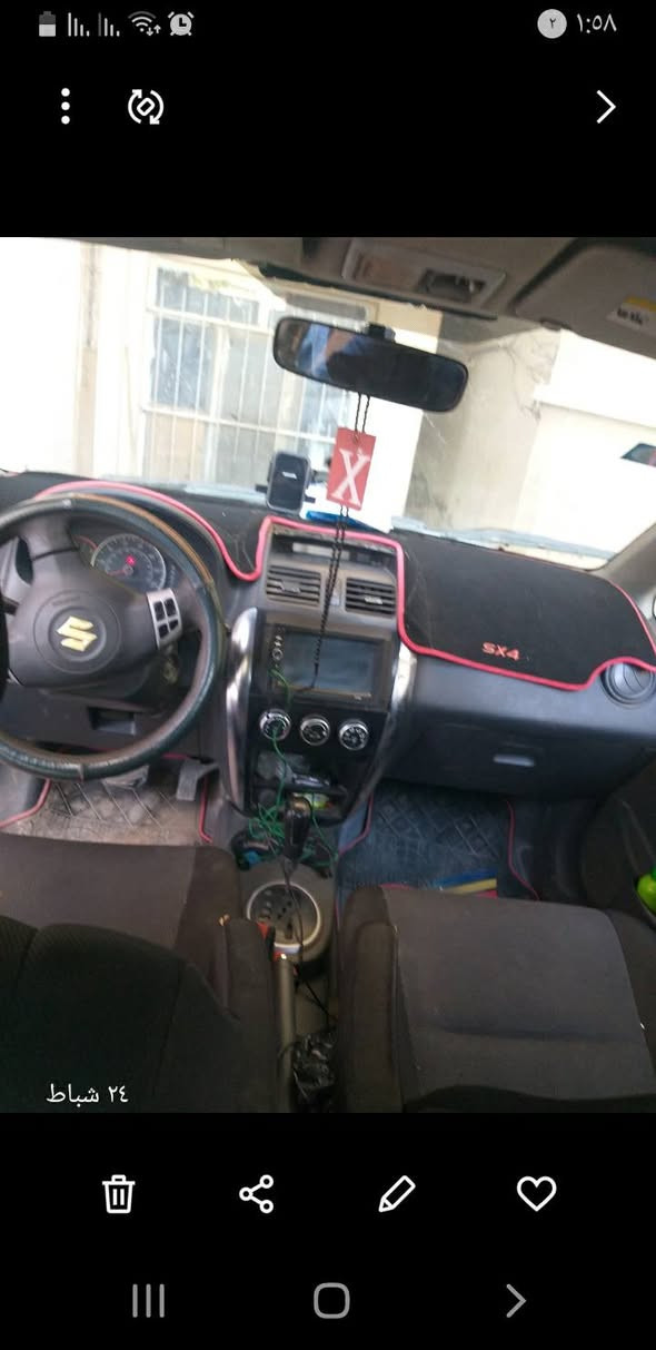 ساسوكي sx4 نضيفه للبيع السعر 60 ورقه وبيهه مجال رقم نكليزي ديالى مكاني بغداد الأتصال ***********
