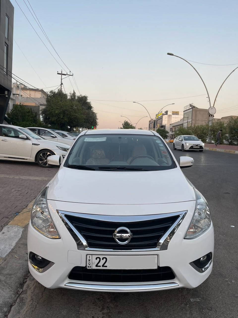 سلام عليكم نيسان صني 2024 
فوول مواصفات 4 جام كهربائي و يده نيكل تبريد مركزي(تبريد خلفي) شاشه ايباد و كامره خلفيه مع حساسات خلفيه بالدعامية ويل نيكل و تايرات جديدة تاخم صدر جديدة ايشاره بالمراية ودبل گيچ و بجم نيكل  

سنوية و هزه جديدة لحد 2031 رقمها اربيل دولي جديد بيها كاعيات بلادي و سبير بلادي مابيها اي نقص ماشي 90 الف كيلومتر  و بيها شبر بارد بالجاملغ الخلفي بدون صبغ و بدون تبديل سعرها 116و مجال 

عنوان السياره كركوك *********** او *********** واتساب و هاتف متوفر السليمانية, العراق
