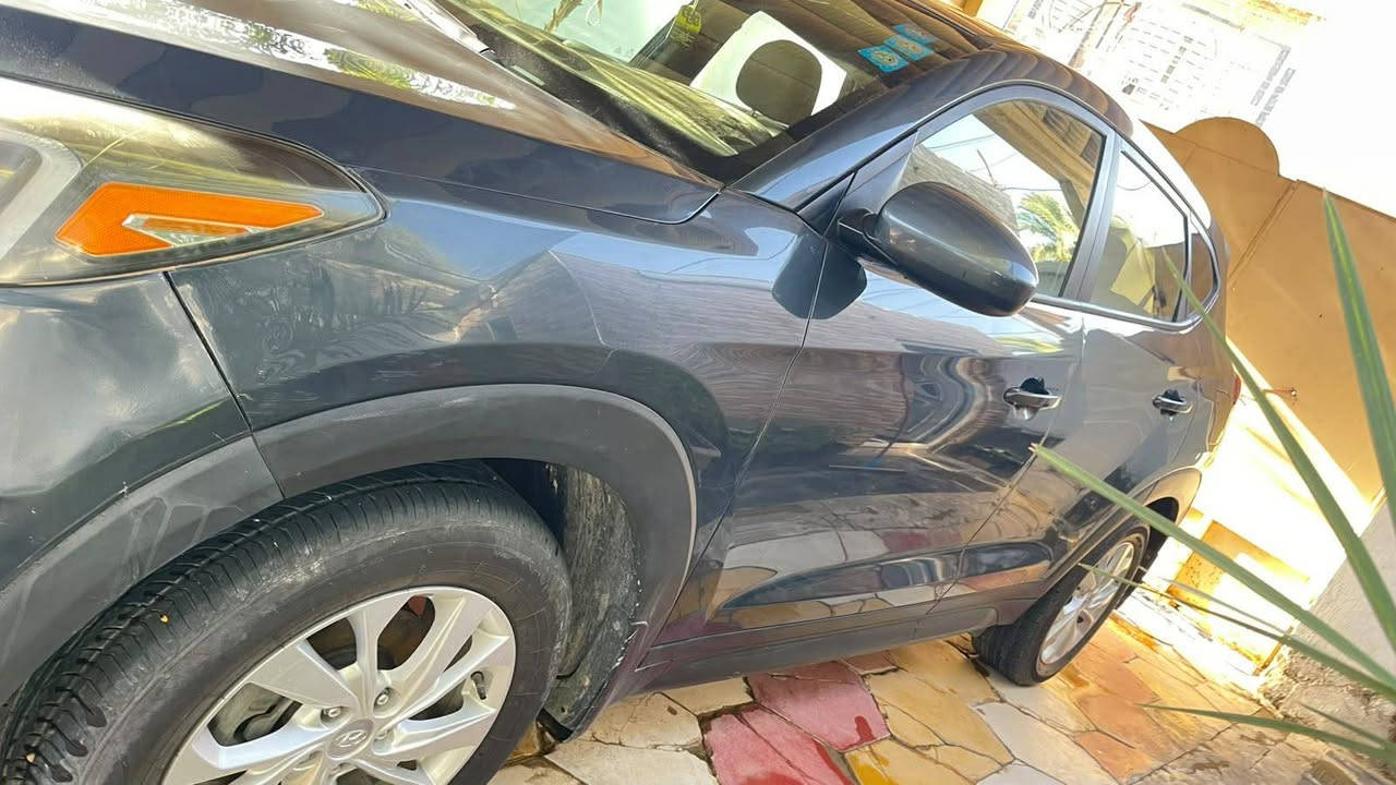سيارة توكسان موديل 21 وارد امريكي حادثهة بامريكا تبديل بنيد فقط اصلي باب الصدر  صبغ كلير بدون حادث والباقي مكفولة كفالة عامة 
السيارة جديدة الباقي شخط مابي سبير ما نازل ماشية 60 السعر 137 
مكان السيارة ديوانية 
رقم دولي جديد هزة جديدة 
***********
رجاءا غير متواجد على الفيس
